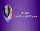 Frases Ranbindranath Tagore