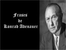 Frases Konrad Adenauer